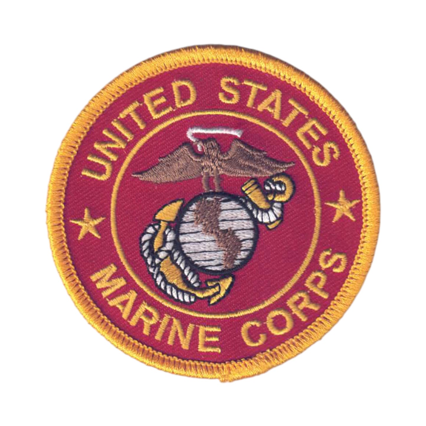 US MARINES on Red Twill Patch - 6863-36