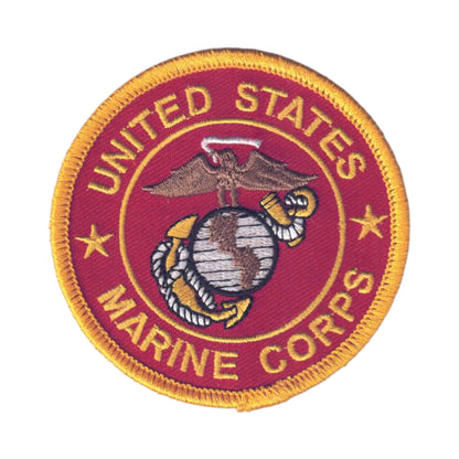 US MARINES on Red Twill Patch - 6863-36