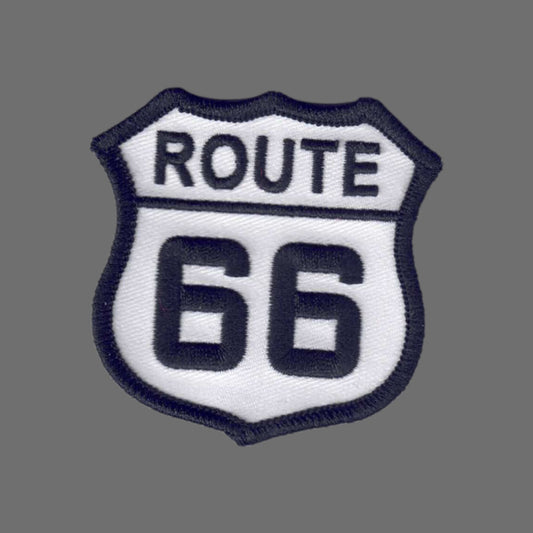 ROUTE 66 White Patch 2.5 Inch - 6876-39