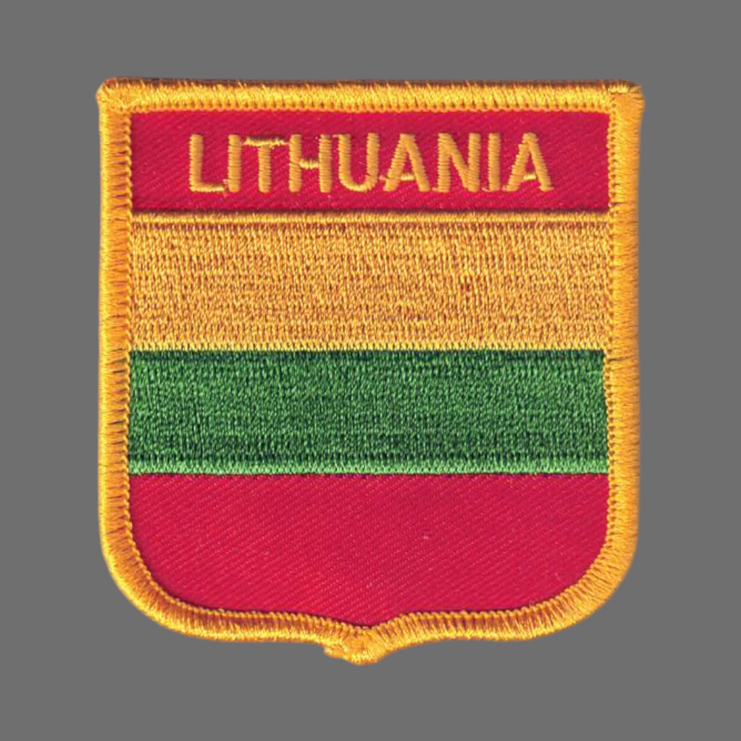 LITHUANIA Flag Shield Patch - 6951