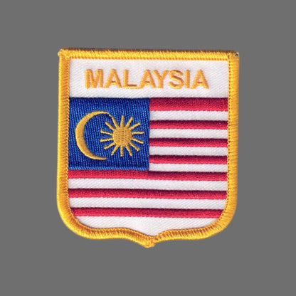 MALAYSIA Flag Shield Patch - 6961