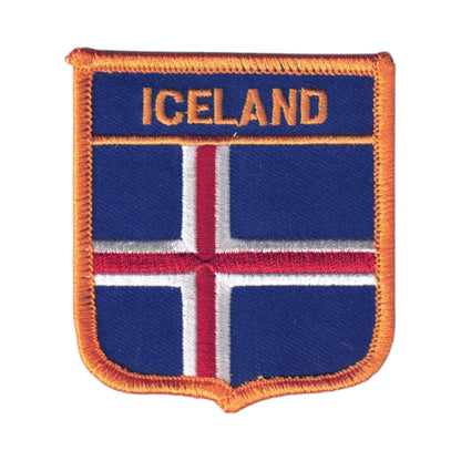 ICELAND Flag Shield Patch - 6991