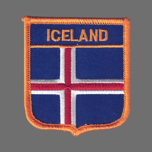 ICELAND Flag Shield Patch - 6991