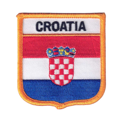 CROATIA Flag Shield Patch - 7091