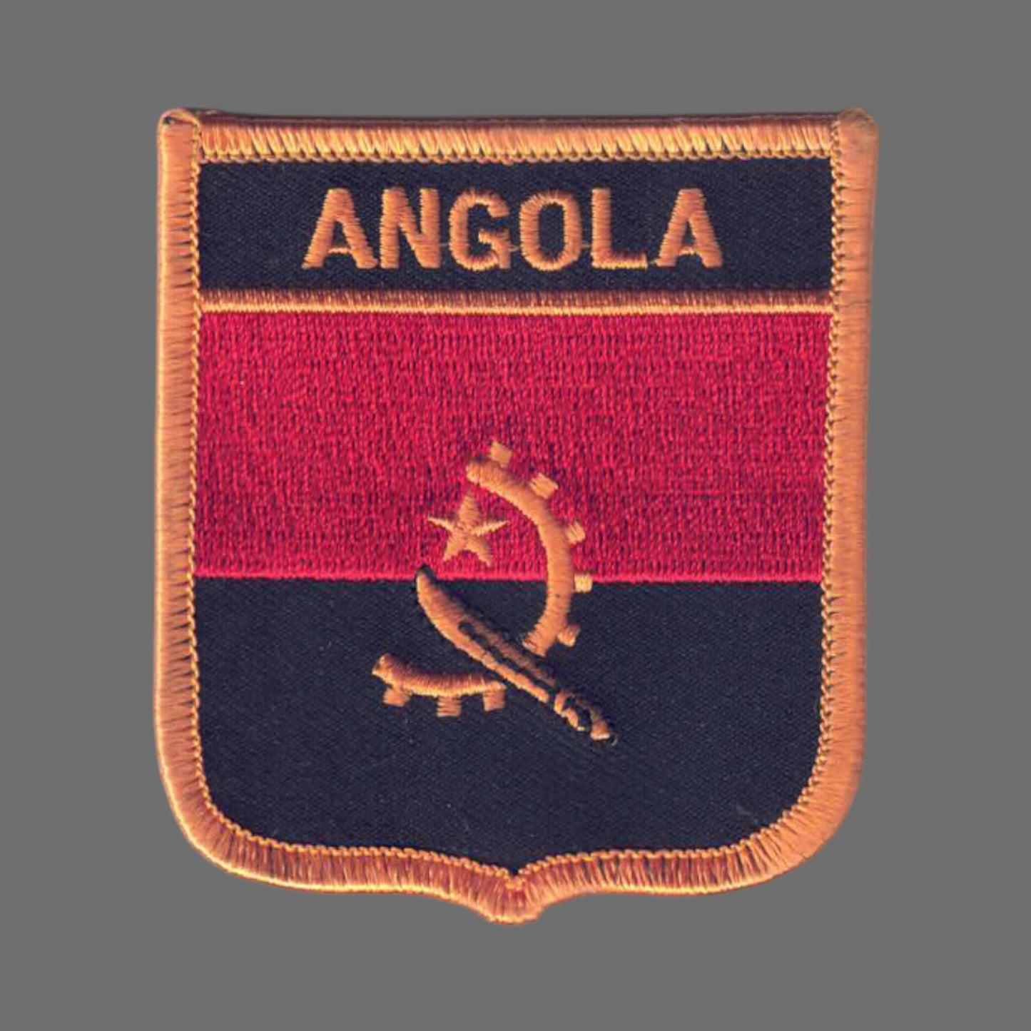 ANGOLA Flag Shield Patch - 7199