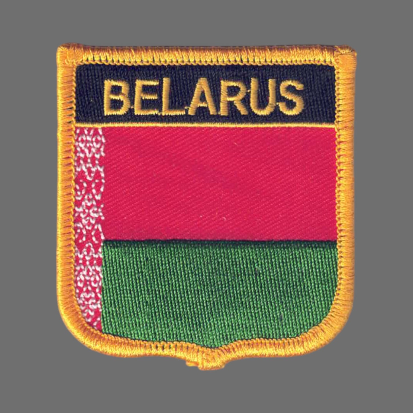 BELARUS Flag Shield Patch - 7383