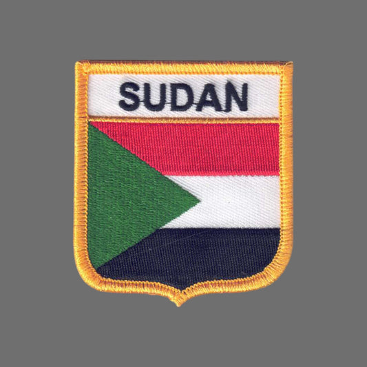 SUDAN Flag Shield Patch - 7398