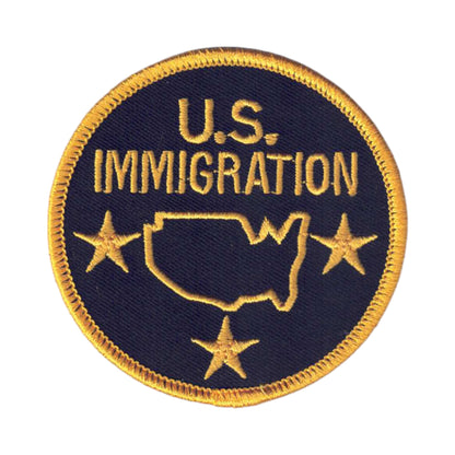 U.S. IMMIGRATION Patch 2.5 Inch - 7431/2.5