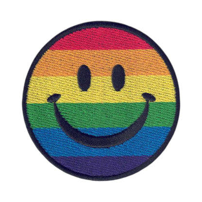Smile Face Rainbow Patch - 7479/RB