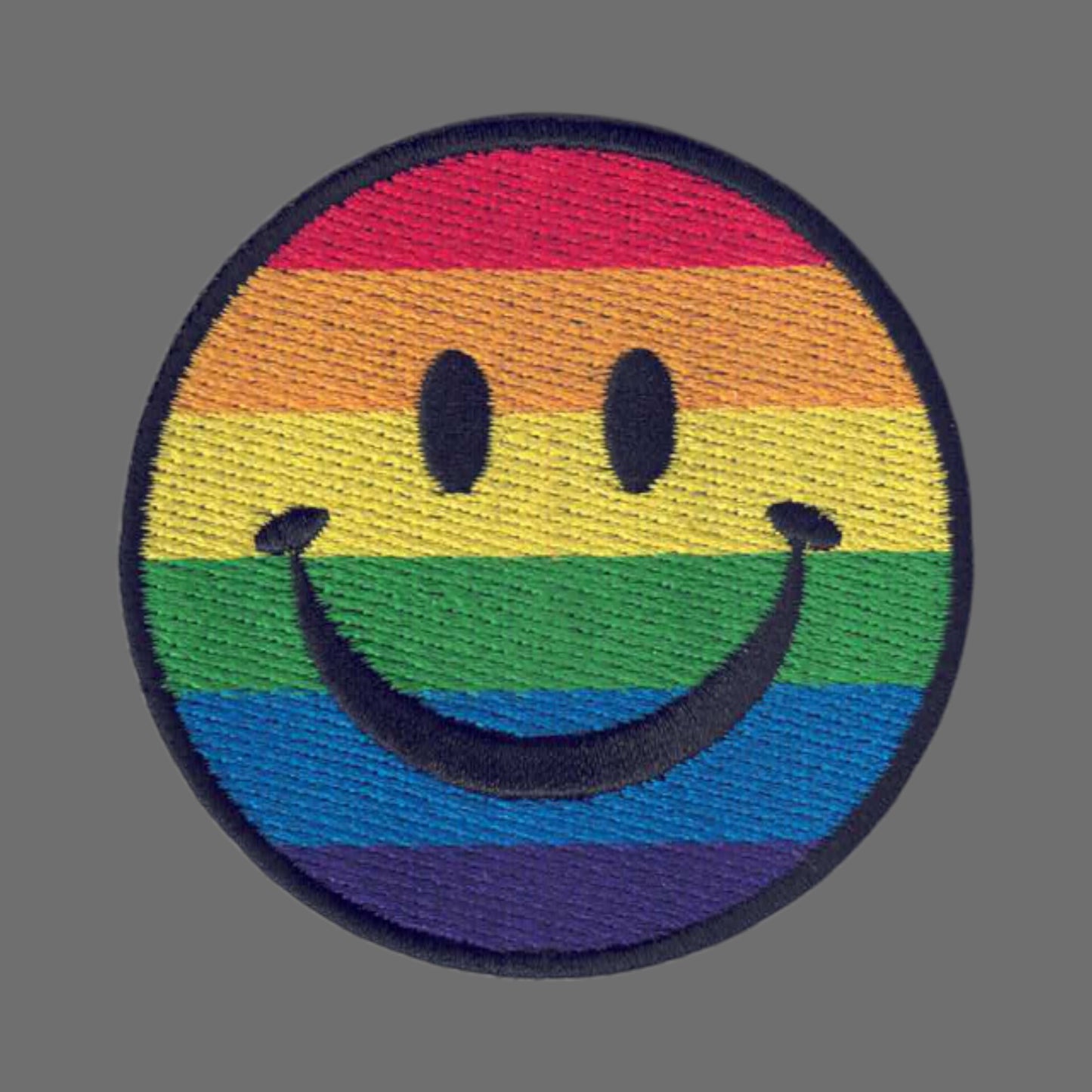 Smile Face Rainbow Patch - 7479/RB