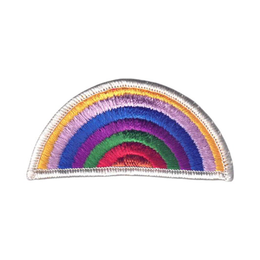 Rainbow Patch White Border - 8206