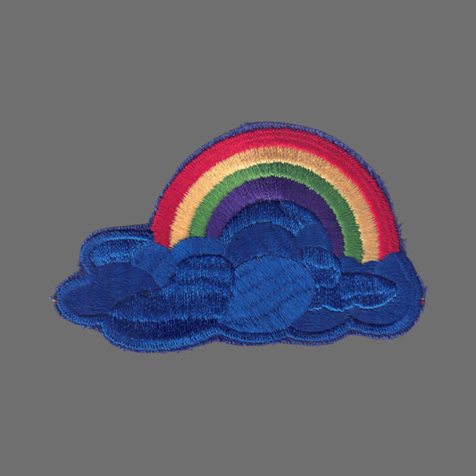 Rainbow with Blue Cloud Patch 5 Inch - 8212