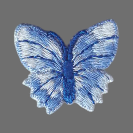 Blue Butterfly Applique Patch - 8253-11