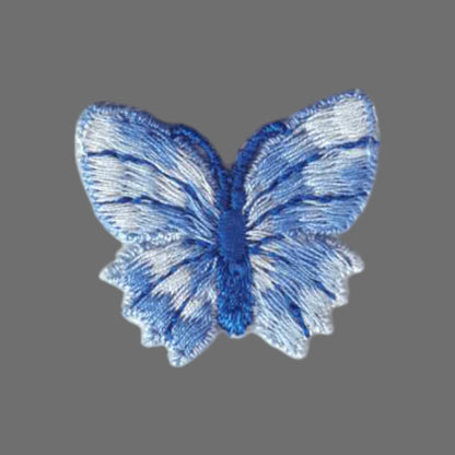 Blue Butterfly Applique Patch - 8253-11