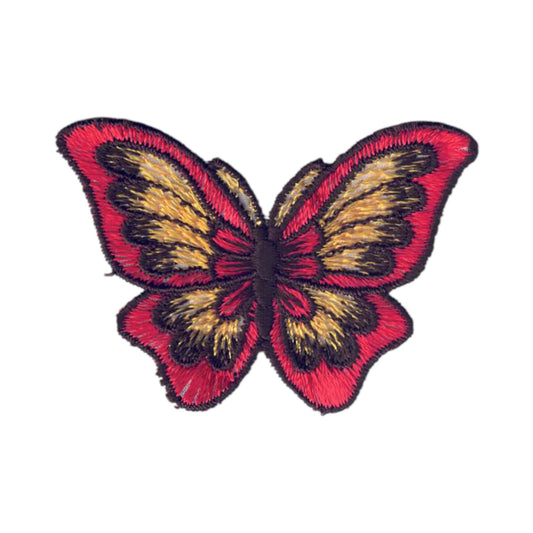 Orange Yellow Butterfly Applique Patch - 8261-32
