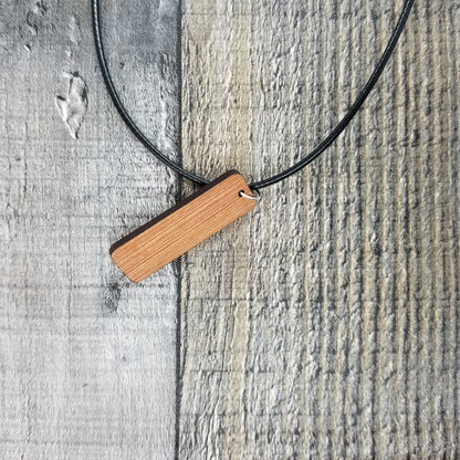 Big Tree Redwood Tree Necklace - Wood Necklace - CA Souvenir Keepsake - N2