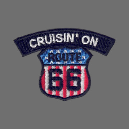 CRUISIN' ON ROUTE 66 Patch - 9595-USA