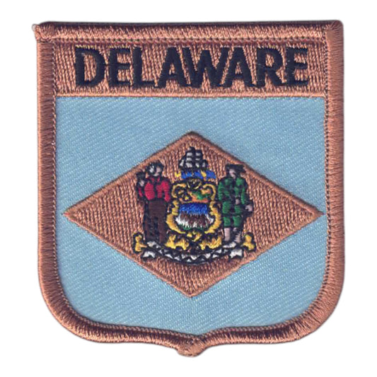 DELAWARE Med Flag Shield Patch  - 1355
