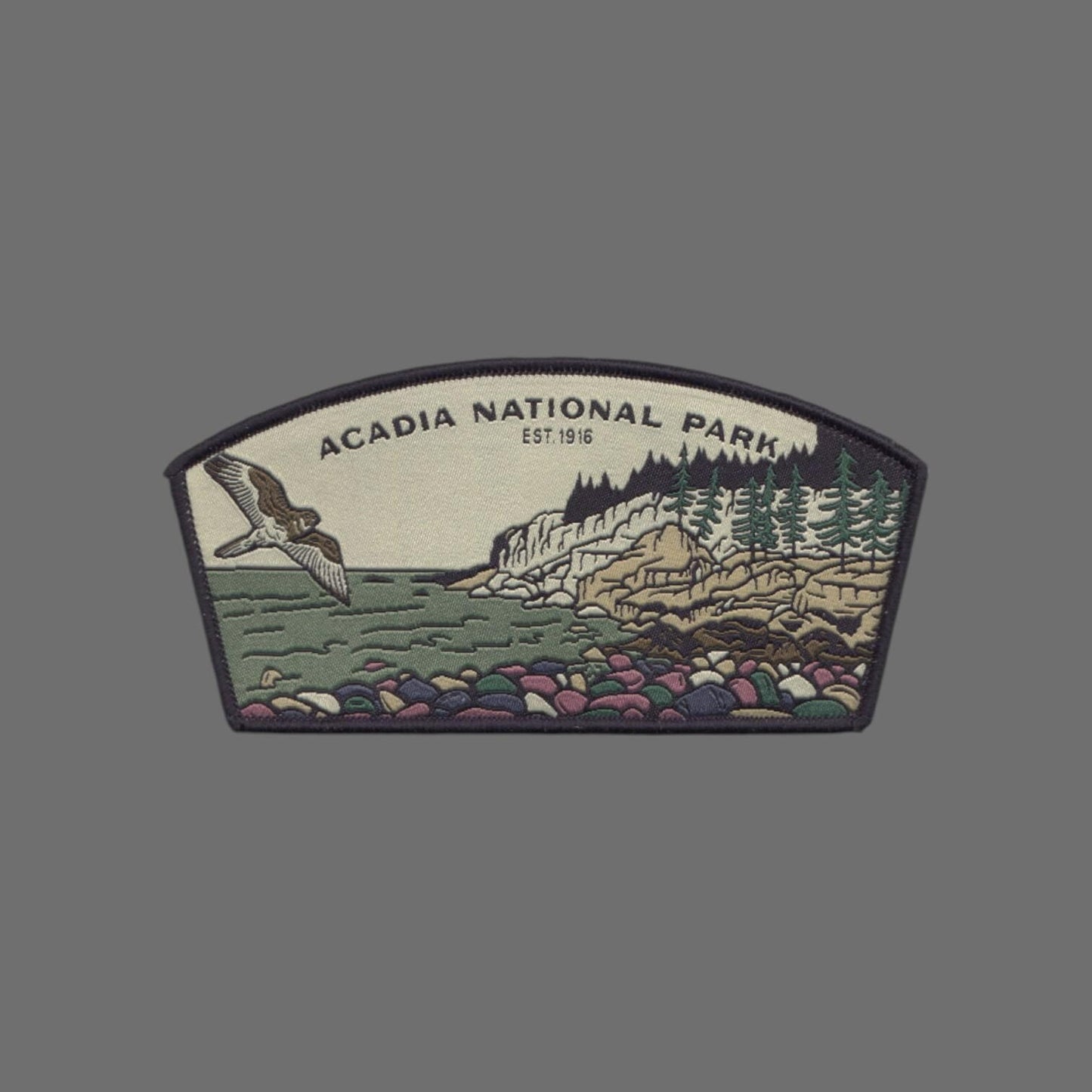 Maine Patch – Acadia National Park - Travel Patch – Souvenir Patch 4.75" - 10585