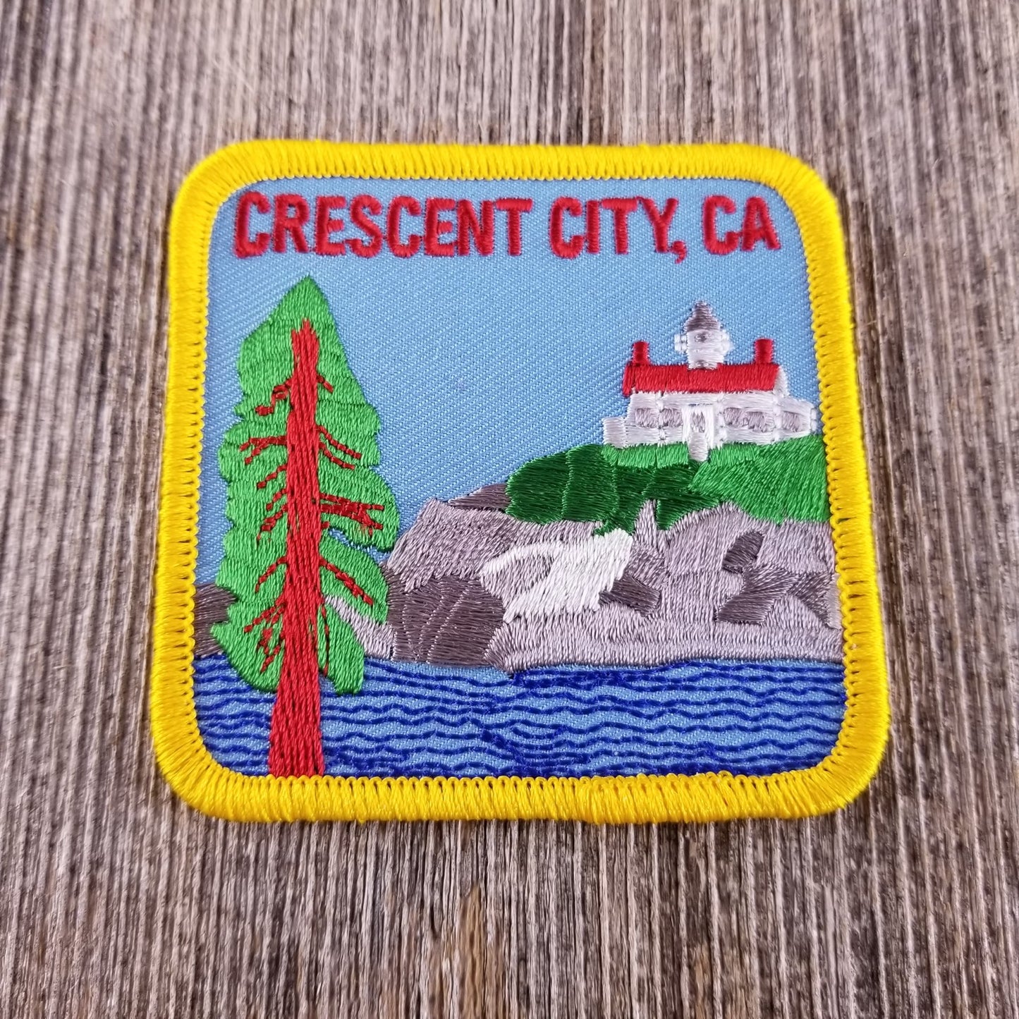 CRESCENT CITY, CA Souvenir Patch 3 Inch- 4813