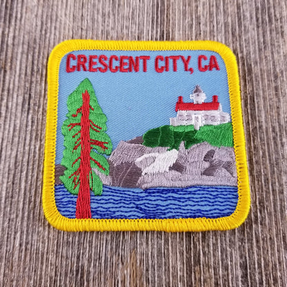 CRESCENT CITY, CA Souvenir Patch 3 Inch- 4813