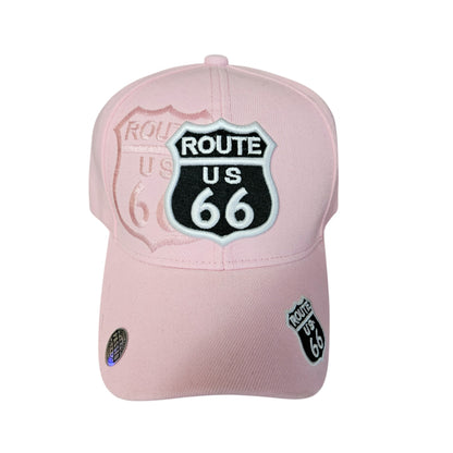 ROUTE 66 Shadow Pink Cap or Hat - H1028
