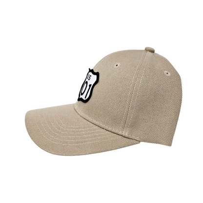 US 101 Patch 2" on Basic Khaki Cap Or Hat - H1062