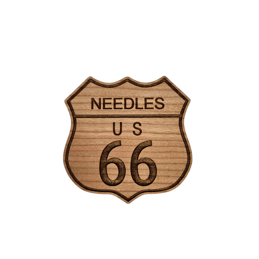 Needles US 66 Wood Magnet Souvenir Route 66 - M4017
