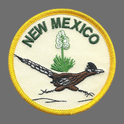NEW MEXICO roadrunner souvenir embroidered patch - NM-49