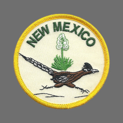 NEW MEXICO roadrunner souvenir embroidered patch - NM-49