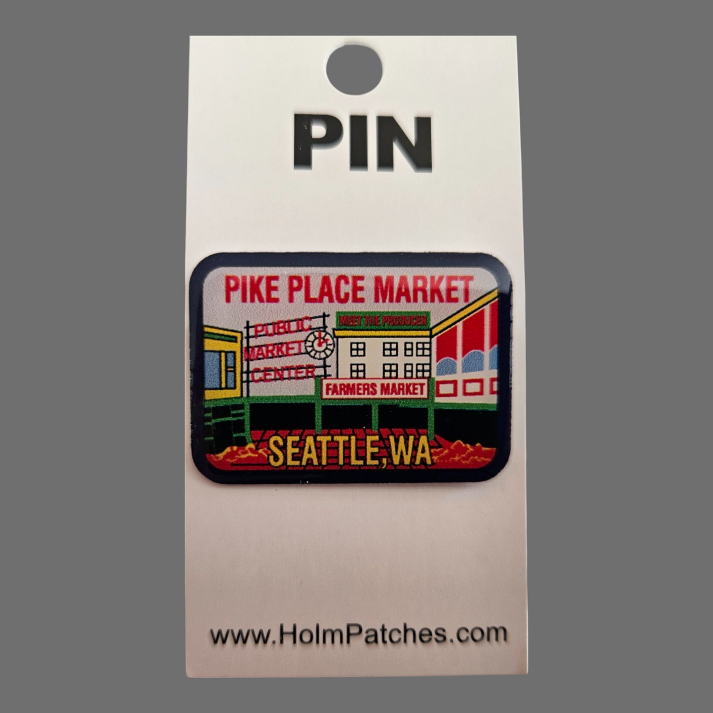PIKE PLACE MARKET hat pin - 0475-3390