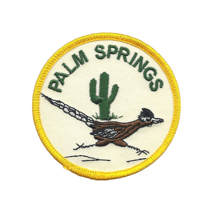 PALM SPRINGS Roadrunner Souvenir Embroidered Patch Iron On - PALM SPRINGS-49