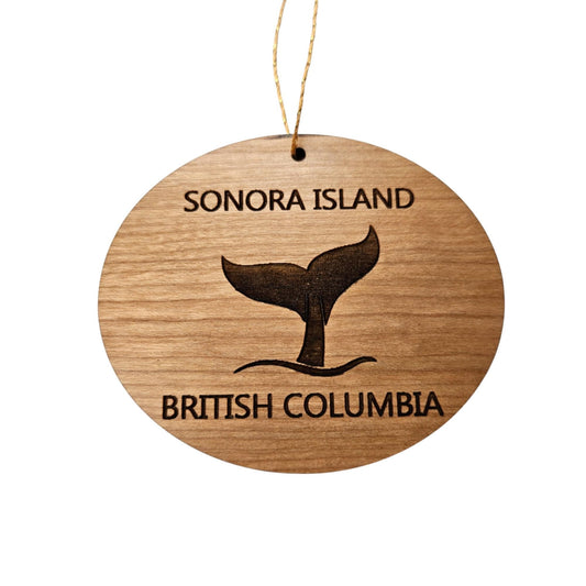 Sonora Island British Columbia Ornament - Whale Tail Whale Watching - 15802
