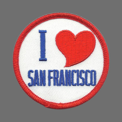 I (heart) Love SAN FRANCISCO Patch 2.5"- 10632
