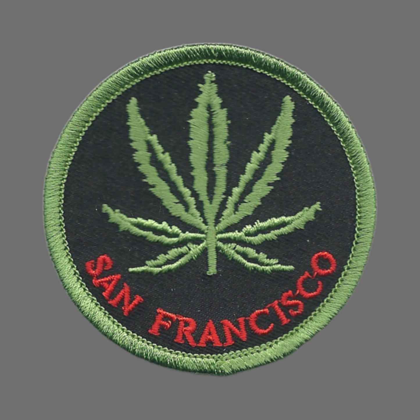 SAN FRANCISCO Marijuana Leaf Craft Patch - 10634
