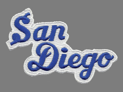 San Diego Script Patch Blue - 4702-11/39