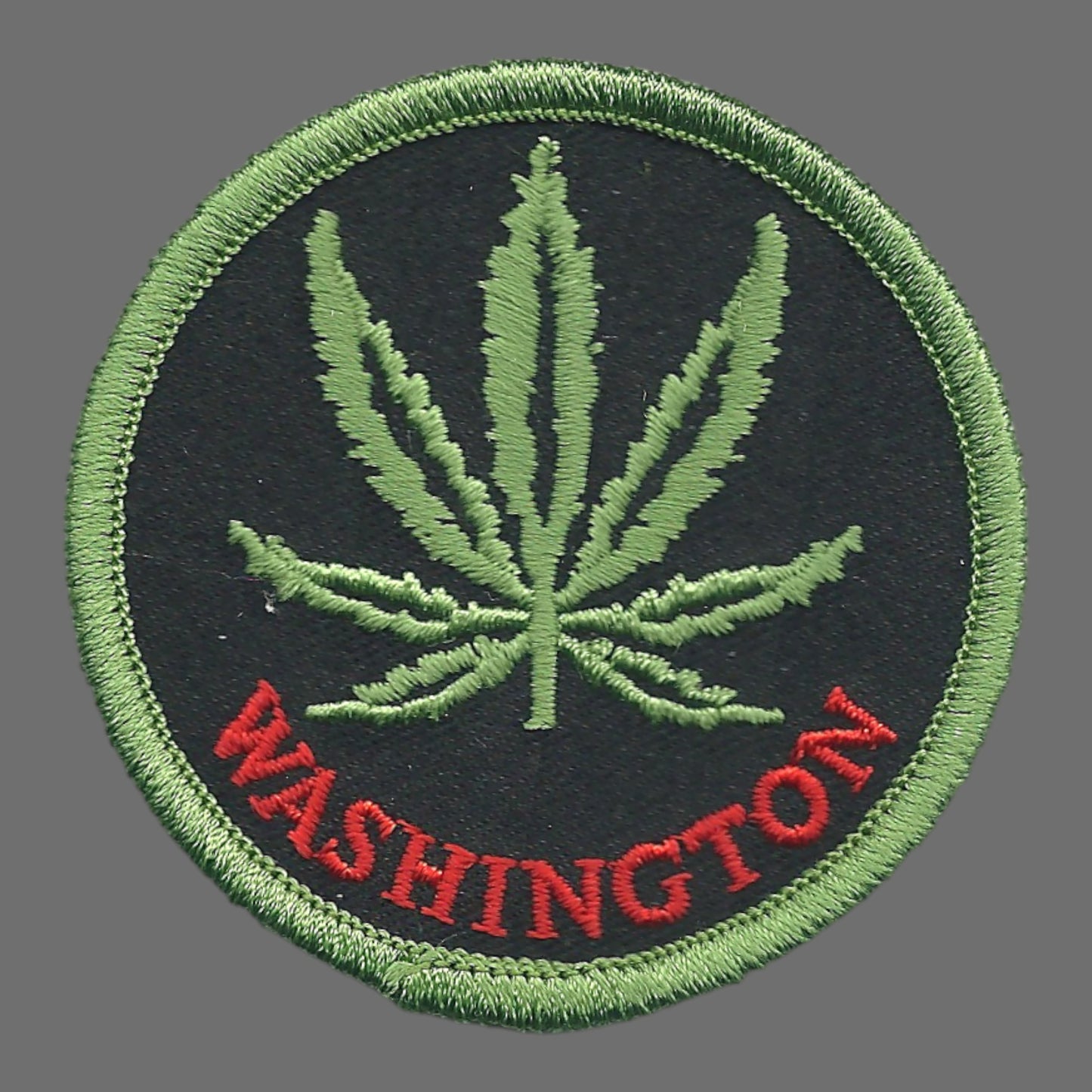 WASHINGTON Leaf Souvenir Patch  - 1163