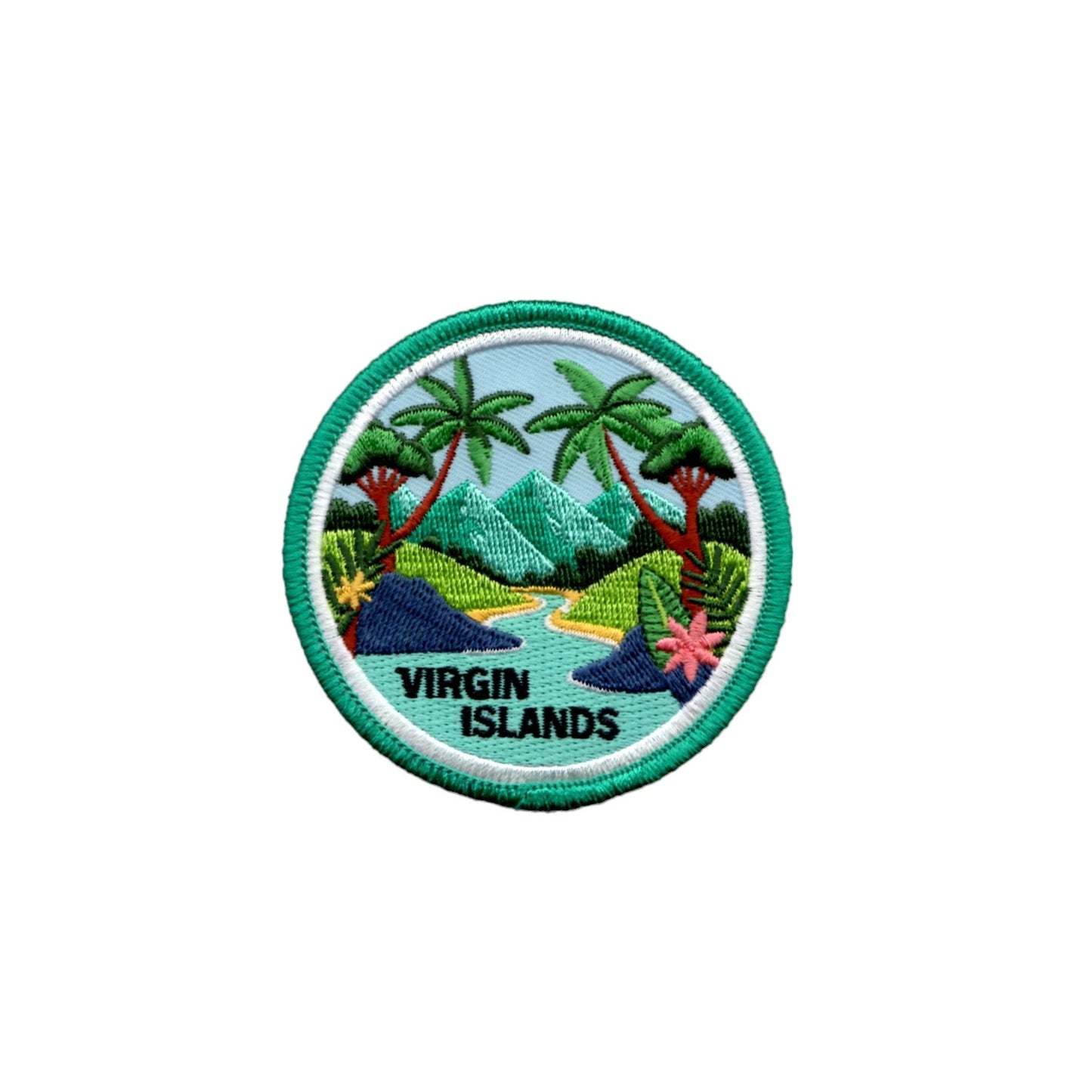 Virgin Islands Patch – Travel Gift – Iron On - 10580