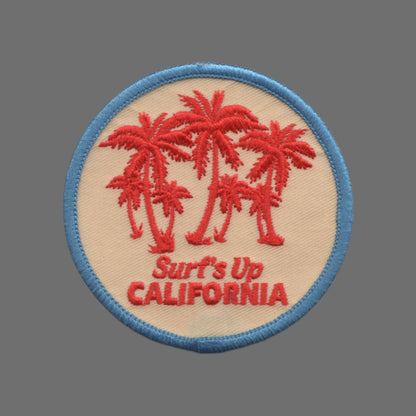California Patch – Surfs Up Surfing Palm Trees - 10581