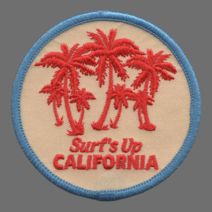 California Patch – Surfs Up Surfing Palm Trees - 10581