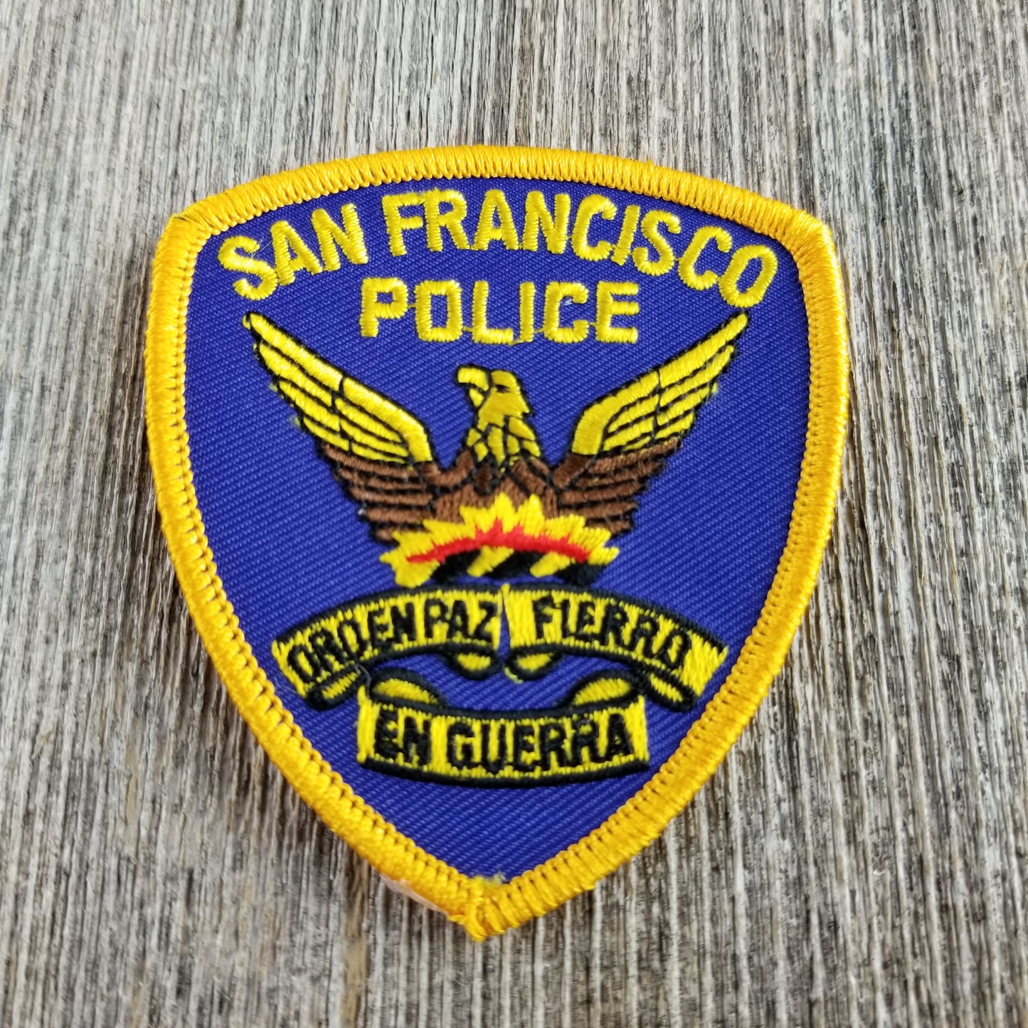 SAN FRANCISCO Police Souvenir Patch - 10063
