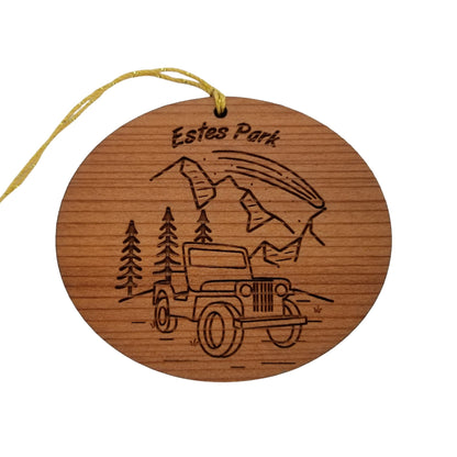 Estes Park Ornament - 4 Wheeling SUV - Colorado Souvenir - 15317