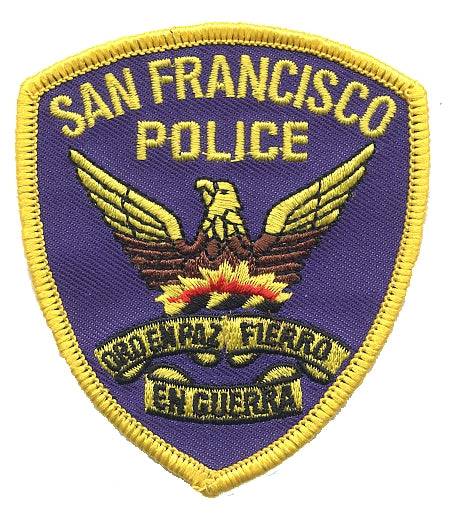 SAN FRANCISCO Police Souvenir Patch - 10063