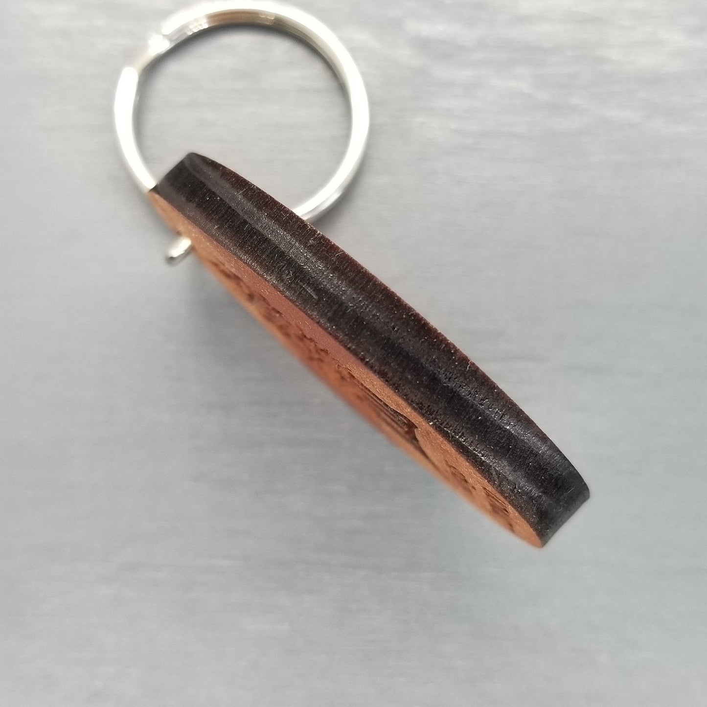 Sequoia National Park Trees Grove Wood Keychain California Souvenir   - 4080SEQ