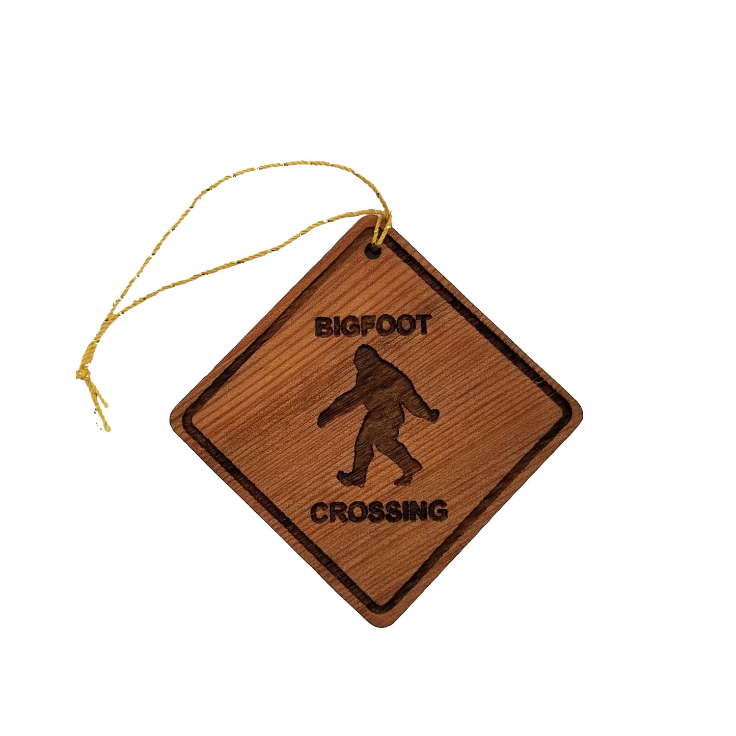 Bigfoot Ornament - Bigfoot Crossing - PNW - 15019
