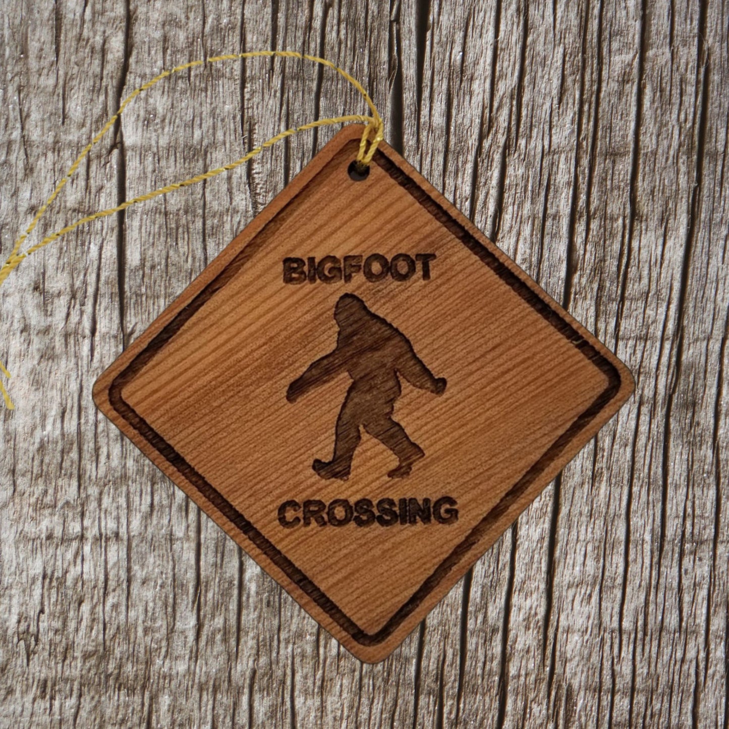 Bigfoot Ornament - Bigfoot Crossing - PNW - 15019