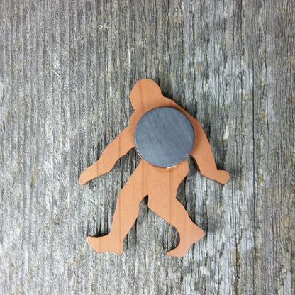 Bigfoot Magnet Sasquatch Souvenir Made in USA Handmade Wood - 4000