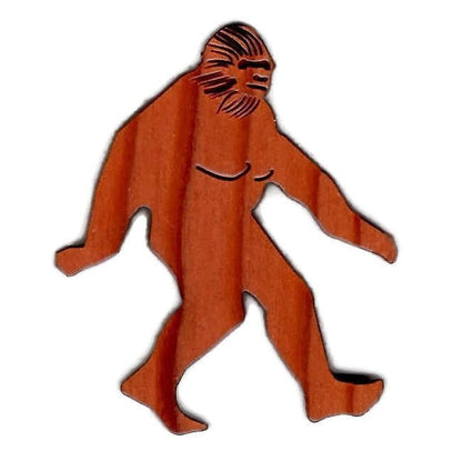 Bigfoot Magnet Sasquatch Souvenir Made in USA Handmade Wood - 4000
