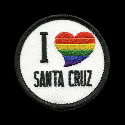 Santa Cruz Rainbow Patch - I Heart Santa Cruz - 10133