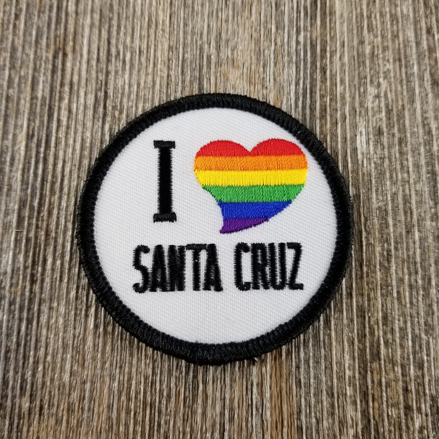 Santa Cruz Rainbow Patch - I Heart Santa Cruz - 10133